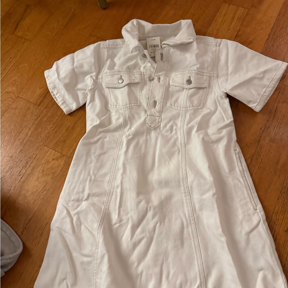 Cotton On Classic White Collared Dress